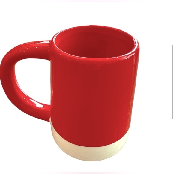 HEB Destination Holiday Texas Red Oversized Ceramic Coffee Tea Mug New With Tags - Picture 4 of 6